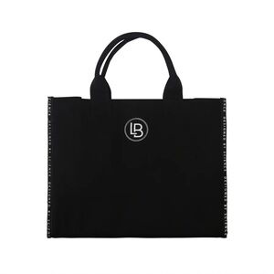 Lorde + Belle Black Canvas Tote
